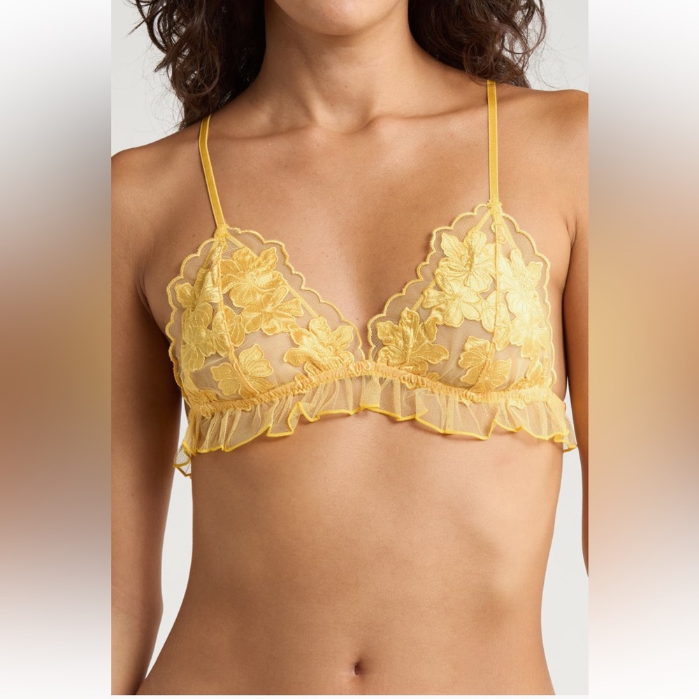 🌼2/$40🌼 intimately/FREE PEOPLE Hotel Chantelle Floral Lace Bralette